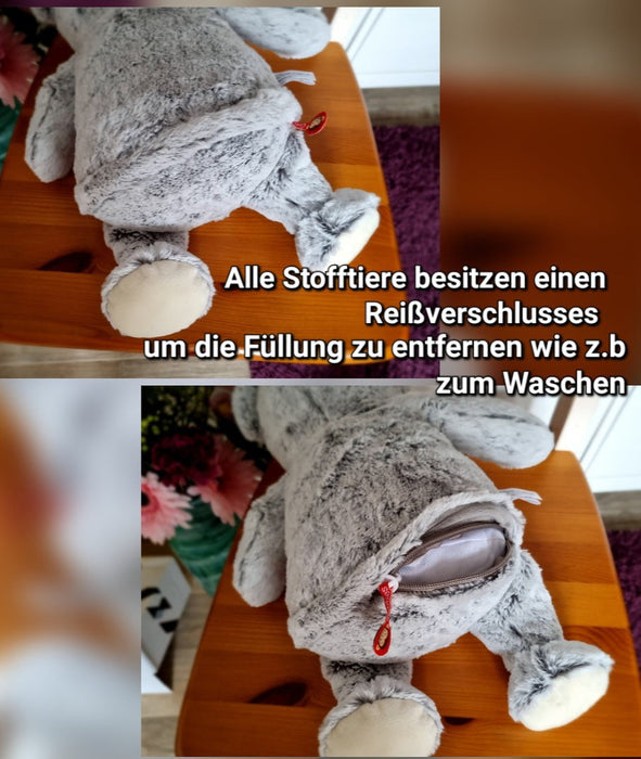 Löwe personalisiert mit Name Kuscheltier Junge Stofftier Geschenk Geburt Baby Plüschtier - CreativMade 