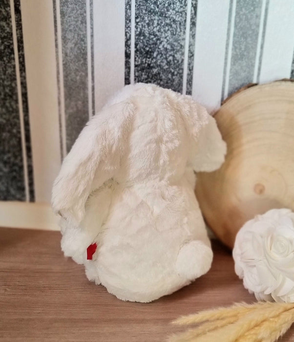 Personalisiertes Kuscheltier Hase Stofftier Junge Geburtsdaten Baby Geschenk Plüschtier - CreativMade 