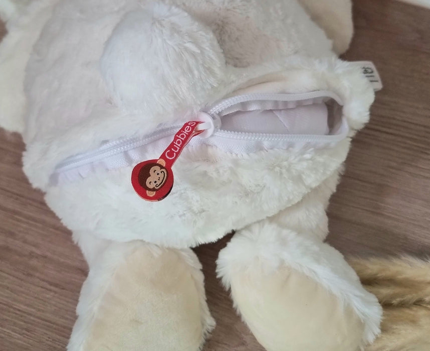 Personalisiertes Kuscheltier Hase Stofftier Junge Geburtsdaten Baby Geschenk Plüschtier - CreativMade 