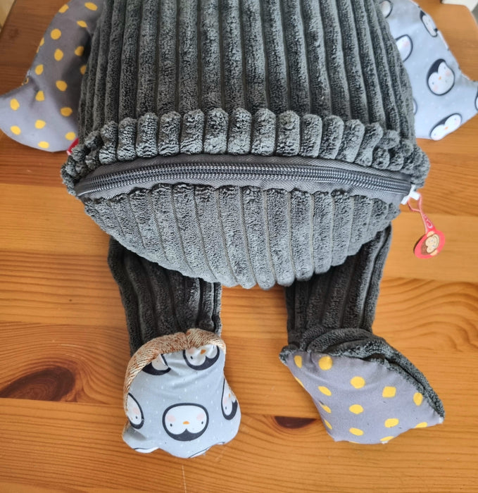 Pinguin Kuscheltier personalisiert mit Name Mädchen Plüschtier Weihnachtsgeschenk - CreativMade 