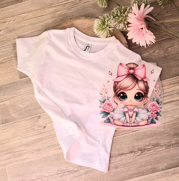 Bügelbild Fee Kinder Textilaufbügler DIY Projekt hochwertiger DTF Ausdruck XL - CreativMade