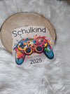 Bügelbild Controller Schulkind Kinder Textilaufbügler DIY Projekt hochwertiger DTF Ausdruck XL - CreativMade