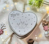 Keksdose Weihnachten personalisiert Plätzchendose Rentier Geschenkidee Vorratsdose Blechdose - CreativMade 