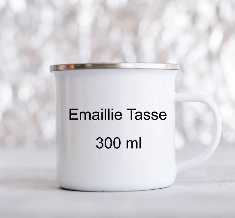 Schulkind Tasse Traktor mit Name personalisiert Junge Einschulung endlich Schulkind Schulanfang Keramik oder Emaille - CreativMade 