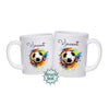 Kindertasse Tasse Fußball Junge personalisiert mit Name Kunststoff bruchsicher Lerntasse Namenstasse - CreativMade