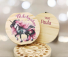 Zahndose personalisiert Milchzahndose Einhorn mit Name Zahnbox für Milchzähne Geschenk Einschulung - CreativMade 