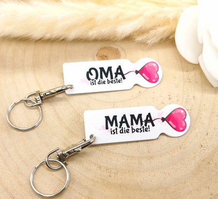 Einkaufswagenlöser Mama oder Oma Wagenlöser Einkaufen Löser Geschenk 1 Euro Ersatz - CreativMade 