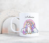 Kindertasse Tasse Einhorn personalisiert mit Name Kunststoff Lerntasse bruchsicher Namenstasse - CreativMade 