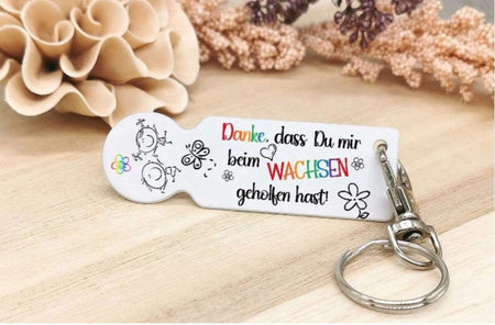 Einkaufswagenlöser Wagenlöser Danke, dass Du mir beim Wachsen geholfen hast Abschiedsgeschenk Kita Erzieher Erzieherin - CreativMade 