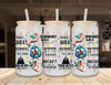 Eiskaffeeglas personalisiert Spruch Humorvoll Witzig Lustig Trinkglas mit Deckel Strohhalm Tasse Glas Geschenk - CreativMade 