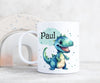 Kindertasse Tasse Drache Junge personalisiert mit Name Kunststoff bruchsicher Lerntasse Namenstasse - CreativMade