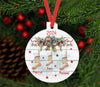 Weihnachtsbaumanhänger Familie personalisiert Stiefel Christbaumschmuck Weihnachtsbaumschmuck Ornament Christbaumanhänger - CreativMade 