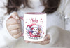 Weihnachtstasse personalisiert Kindertasse Mädchen Tasse zu Nikolaus Geschenk - CreativMade 