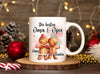 Weihnachtstasse personalisiert Oma & Opa Tasse Weihnachten Geschenk Familie Keksmännchen - CreativMade 