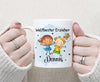 Tasse personalisiert Weltbeste Erzieher mit Name Abschiedsgeschenk Erzieher Kita Kindergartenzeit - CreativMade 