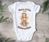 Mein erstes Weihnachten Baby Outfit Body Engel Mädchen Babybody Langarm oder Kurzarm - CreativMade 