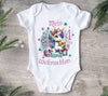 Mein erstes Weihnachten Baby Outfit Body Einhorn Mädchen Babybody Langarm oder Kurzarm - CreativMade 