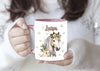 Weihnachtstasse Pferd Mädchen Tasse Weihnachten personalisiert Kindertasse Nikolaus Geschenk - CreativMade 