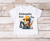 Kindergartenkind T-Shirt mit Name Bagger Drache personalisiert Kita Kind Jungen Kindergarten Start Outfit - CreativMade