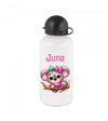 Trinkflasche Kinder Koala mit Name Mädchen Sportflasche Schule Karabiner Aluminium - CreativMade 