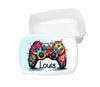 Set Brotdose und Trinkflasche personalisiert mit Namen Controller Edelstahl 500ml Lunchbox Jungen - CreativMade