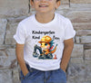 Kindergartenkind T-Shirt mit Name Bagger Drache personalisiert Kita Kind Jungen Kindergarten Start Outfit - CreativMade