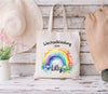 Wechselkleidung Kita Regenbogen Tasche personalisiert mit Name Mädchen Kindergarten Wechselwäsche Wechselsachen Beutel - CreativMade 