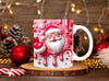 Weihnachtstasse personalisiert Weihnachtsmann Tasse Weihnachten Keramik Emaille Geschenkidee Nikolaus - CreativMade 