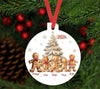 Weihnachtsbaumanhänger Familie personalisiert Keksmännchen Christbaumschmuck Weihnachtsbaumschmuck Ornament Christbaumanhänger - CreativMade 