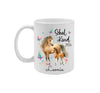 Schulkind Tasse personalisiert Mädchen Pferd Einschulungstasse mit Namen Geschenk Einschulung Erstklässler - CreativMade