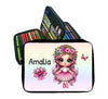Federmäppchen mit Name Ballerina personalisiert Geschenk Einschulung Federmappe Federpenal - CreativMade 