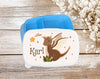 Set Brotdose und Trinkflasche personalisiert mit Namen Dinosaurier Edelstahl 500ml Lunchbox Jungen - CreativMade