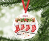 Weihnachtsbaumanhänger Familie personalisiert Stiefel Christbaumschmuck Weihnachtsbaumschmuck Ornament Christbaumanhänger - CreativMade 