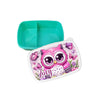Brotdose Eule Kinder personalisiert mit Name Mädchen Lunchbox Einschulung Vesperbox Trennfach Kindergarten - CreativMade 