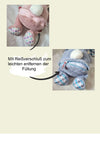 Personalisiertes Kuscheltier Hase mit Name Mädchen Plüschtier Stofftier Baby Geburtsdaten Taufgeschenk Taufe - CreativMade