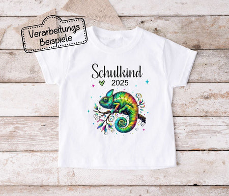 Bügelbild Monstertruck Chamäleon Kinder Textilaufbügler DIY Projekt hochwertiger DTF Ausdruck XL - CreativMade