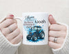 Schulkind Tasse Traktor mit Name personalisiert Junge Einschulung endlich Schulkind Schulanfang Keramik oder Emaille - CreativMade 