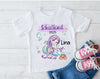 T-Shirt Schulkind Meerjungfrau mit Name personalisiert Einschulungsshirt Einschulung erste Klasse Geschenk Erstklässler Outfit - CreativMade