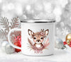Weihnachtstasse Reh Tasse Weihnachten personalisiert Kindertasse Mädchen Nikolaus Geschenk - CreativMade 