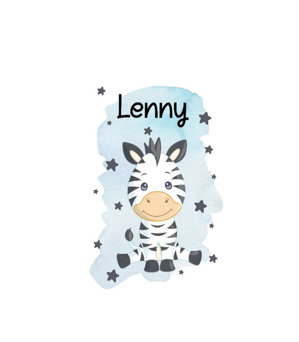Kindergarten Rucksack personalisiert mit Name Zebra Jungen Kindergartentasche Kita Kinder - CreativMade