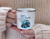 Schulkind Tasse Traktor mit Name personalisiert Junge Einschulung endlich Schulkind Schulanfang Keramik oder Emaille - CreativMade 