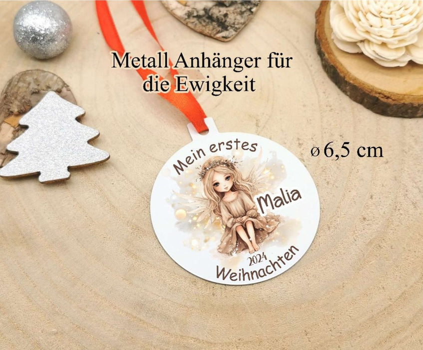 Weihnachtsbaumanhänger Familie personalisiert Stiefel Christbaumschmuck Weihnachtsbaumschmuck Ornament Christbaumanhänger - CreativMade 