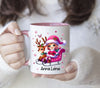 Weihnachtstasse Rentier Schlitten Tasse Weihnachten personalisiert Kindertasse Mädchen Nikolaus Geschenk - CreativMade 