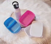 Set Brotdose und Trinkflasche personalisiert mit Namen Esel Edelstahl 500ml Lunchbox Mädchen - CreativMade