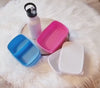Set Brotdose und Trinkflasche personalisiert mit Namen Fußball Edelstahl 500ml Lunchbox Jungen - CreativMade