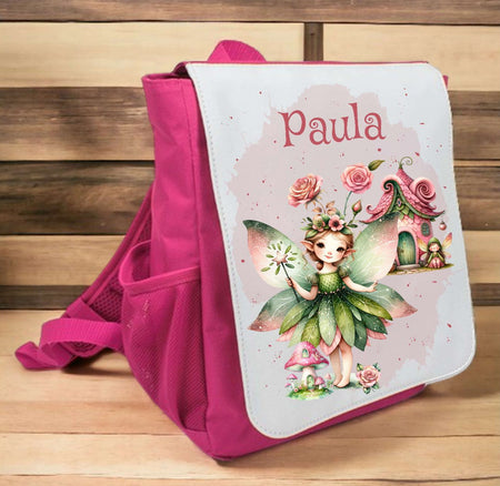 Kindergarten Rucksack personalisiert mit Name Fee Mädchen Kindergartentasche Kita Kinder - CreativMade