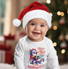 Mein erstes Weihnachten Baby Outfit Body Rentier Drache Junge Babybody Langarm oder Kurzarm - CreativMade 