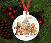 Weihnachtsbaumanhänger Familie personalisiert Keksmännchen Christbaumschmuck Weihnachtsbaumschmuck Ornament Christbaumanhänger - CreativMade 