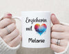 Tasse personalisiert Erzieherin mit Herz mit Name Abschiedsgeschenk Erzieherin Kita Kindergartenzeit - CreativMade 