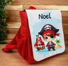 Kindergarten Rucksack personalisiert mit Name Auto Pirat Jungen Kindergartentasche Kita Kinder - CreativMade